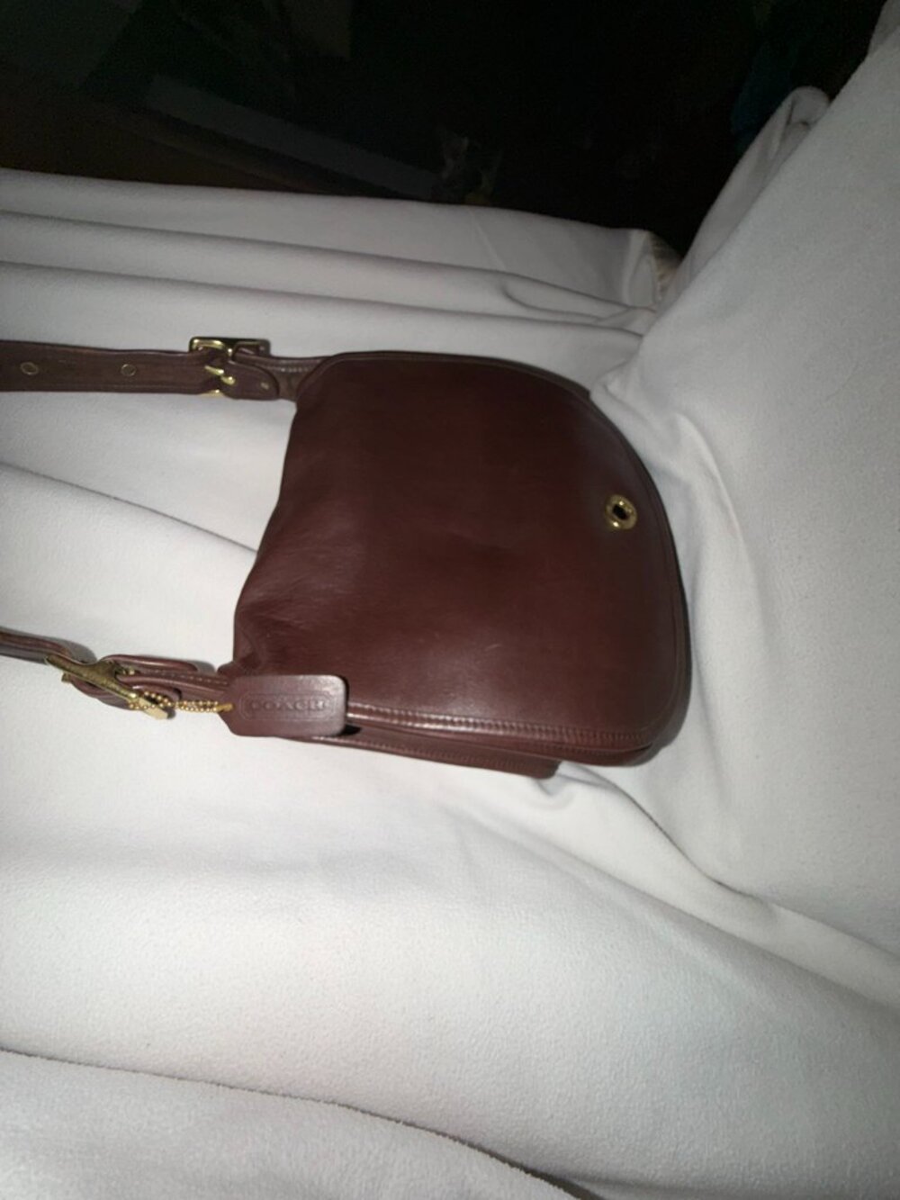 Coach (Vintage) Stewardess Bag Mahogany - Picture 9 of 10